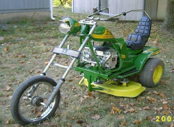 Redneck lawn mower